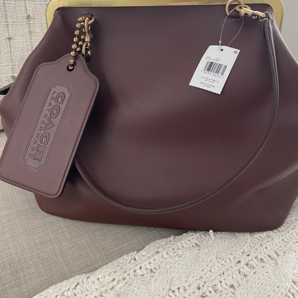 Coach Kisslock Large Frame Bag w/large hang tag - Picture 11 of 11